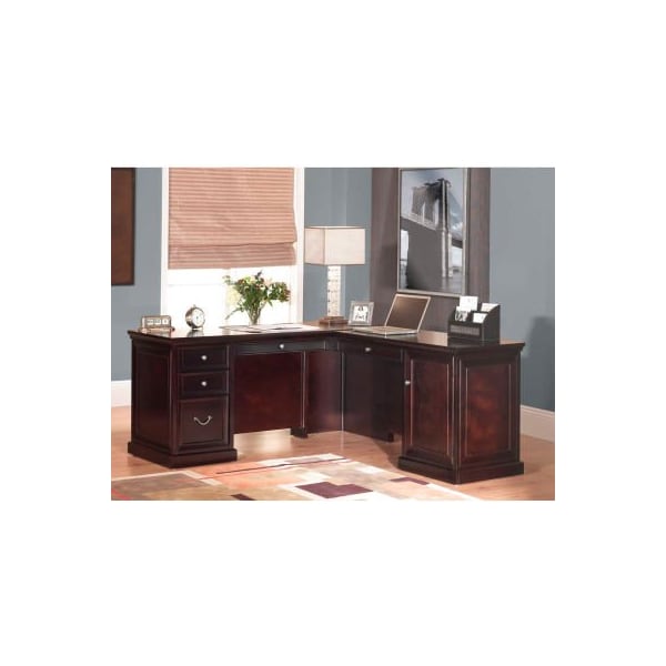 Martin Furniture L-Shaped Desk Return - Fulton Office Series FL664R; FL664R-R - main